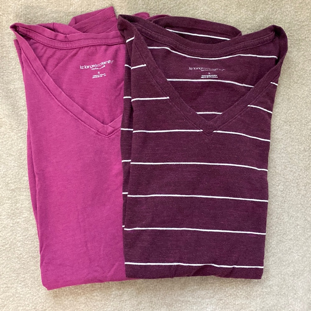 Liz Lange Maternity shirts bundle